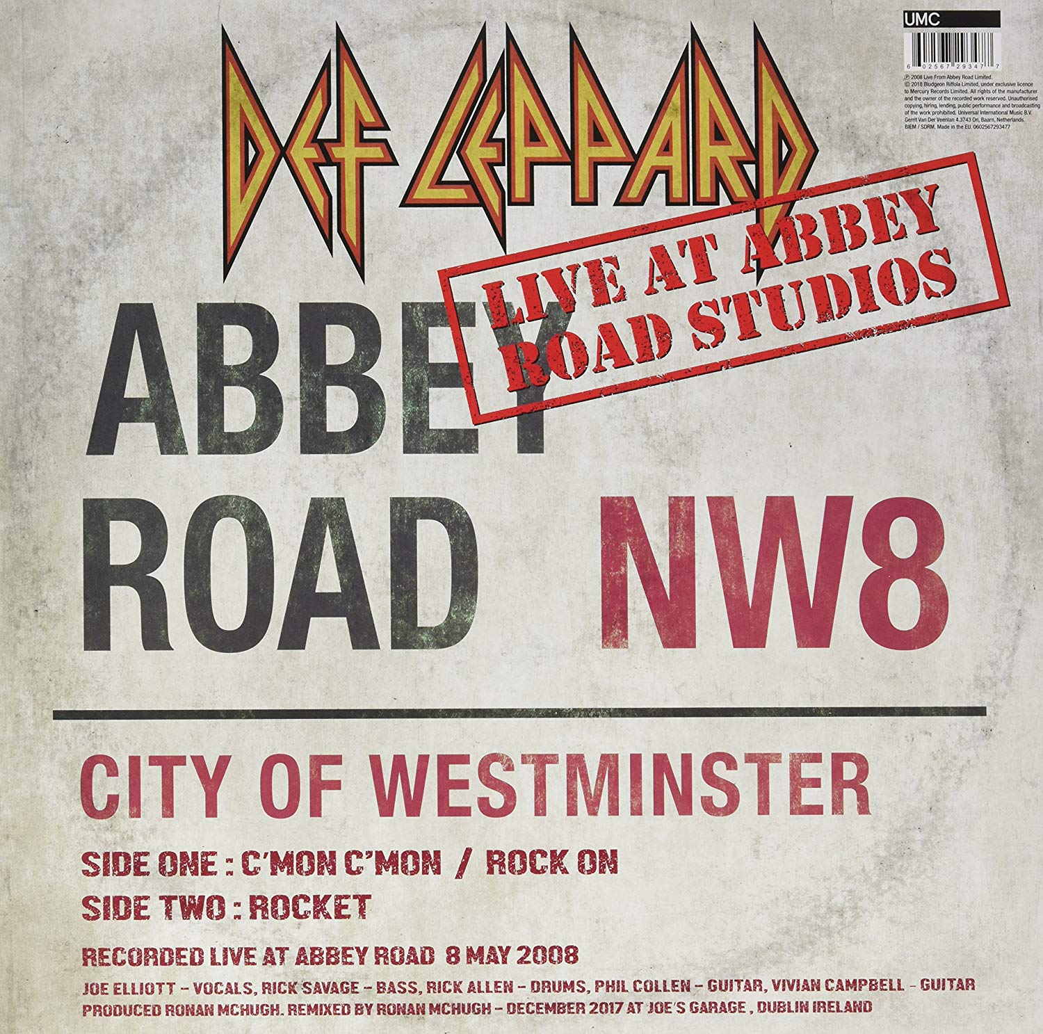 Live at Abbey Road Studios - Vinyl | Def Leppard - 1 | YEO