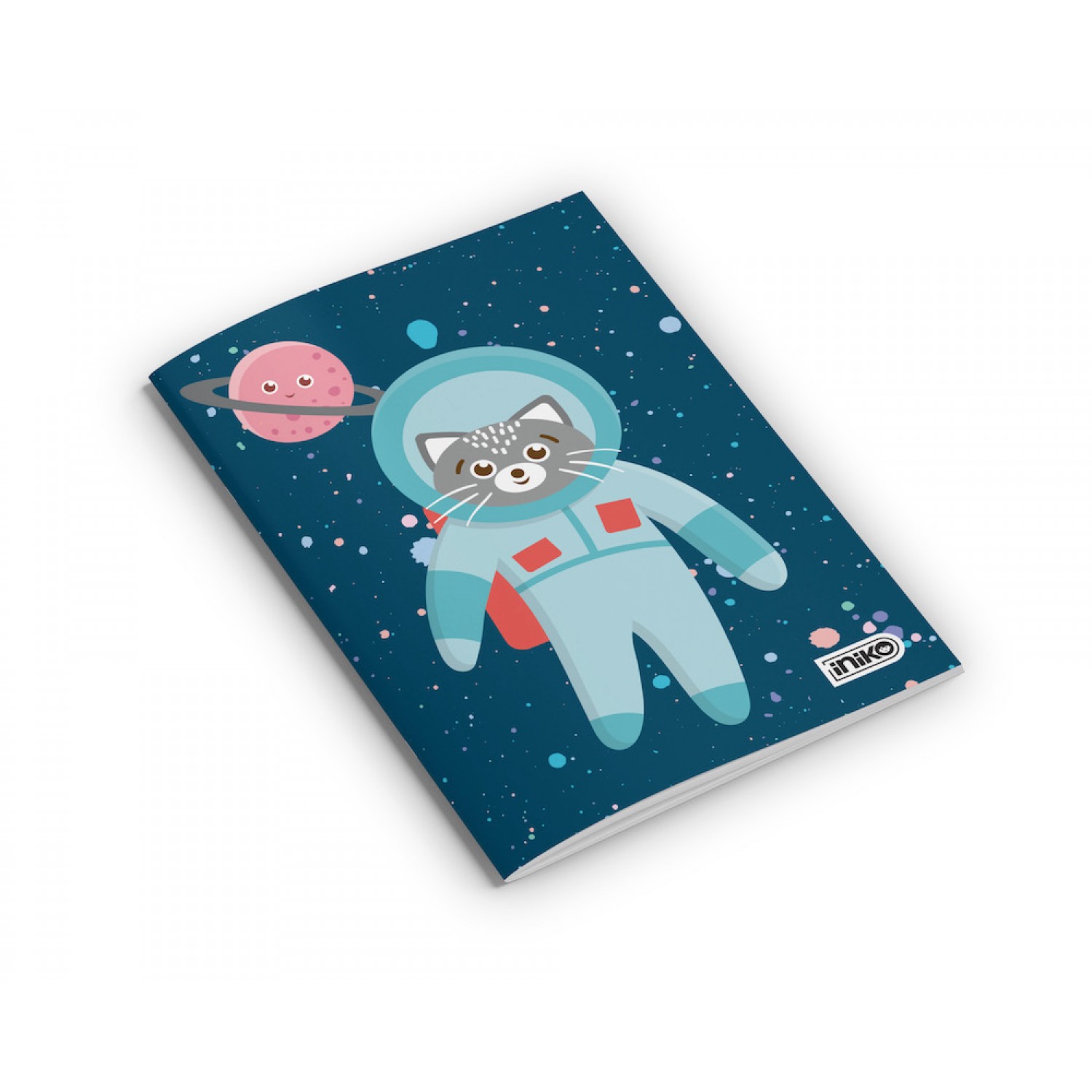 Caiet - Classic - Pisica astronaut, A5, TIP I, 24 file | Iniko