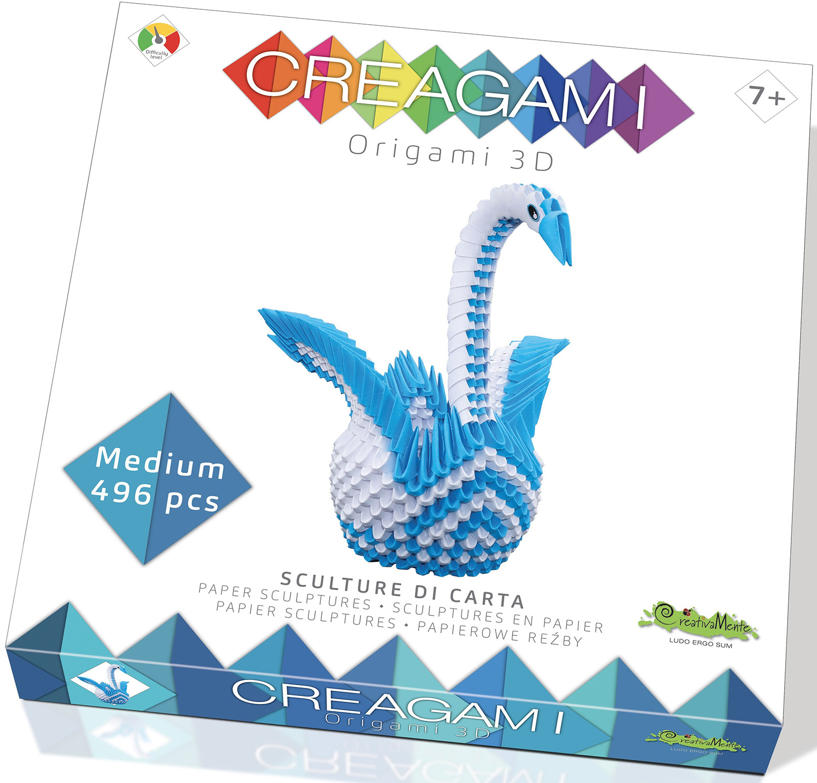 Set creativ - Creagami - Lebada, 496 piese | CreativaMente