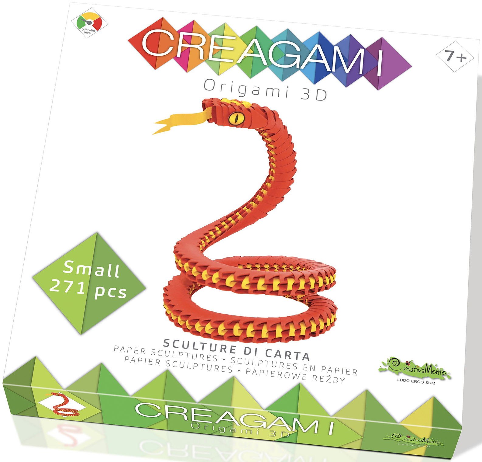 Set creativ - Creagami - Sarpe, 271 piese | CreativaMente