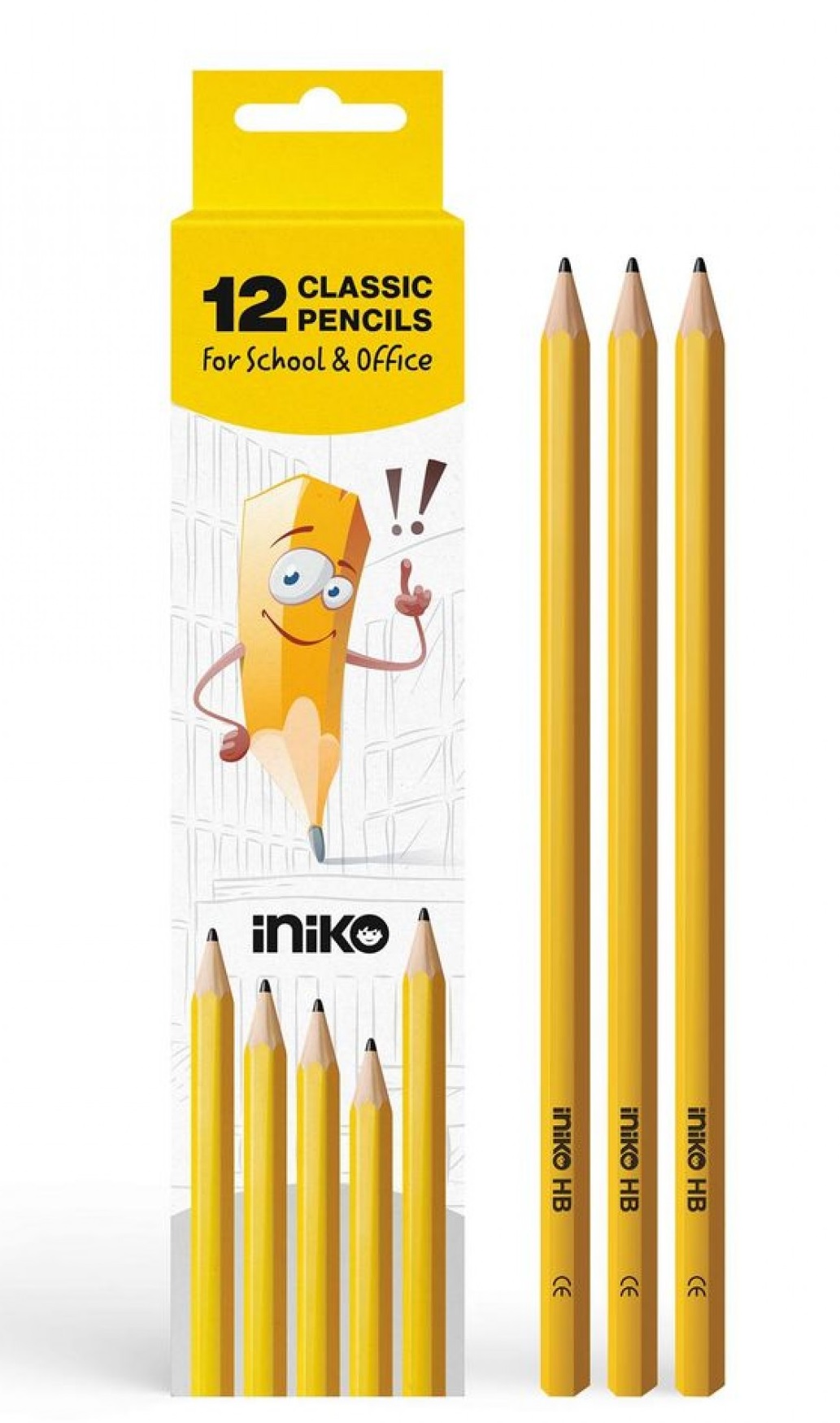 Set creioane - Iniko, HB, 12 bucati | Iniko