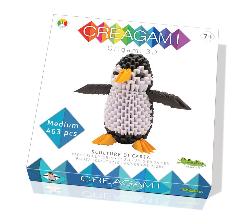 Joc creativ - Creagami - Pinguin, 463 piese | CreativaMente