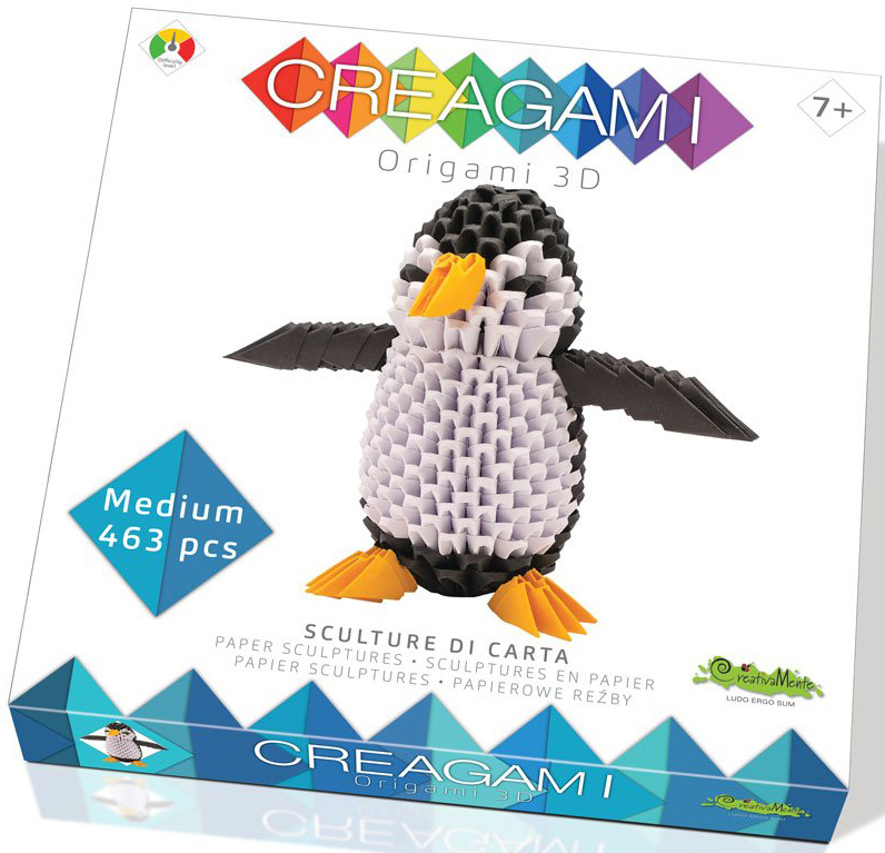 Joc creativ - Creagami - Pinguin, 463 piese | CreativaMente