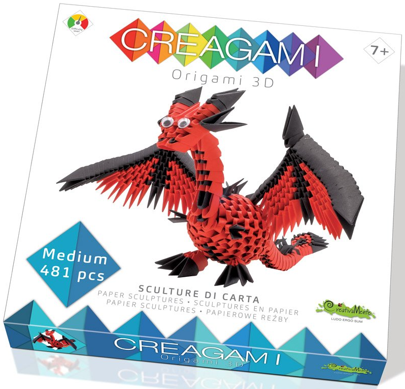 Set creativ - Creagami - Dragon | CreativaMente