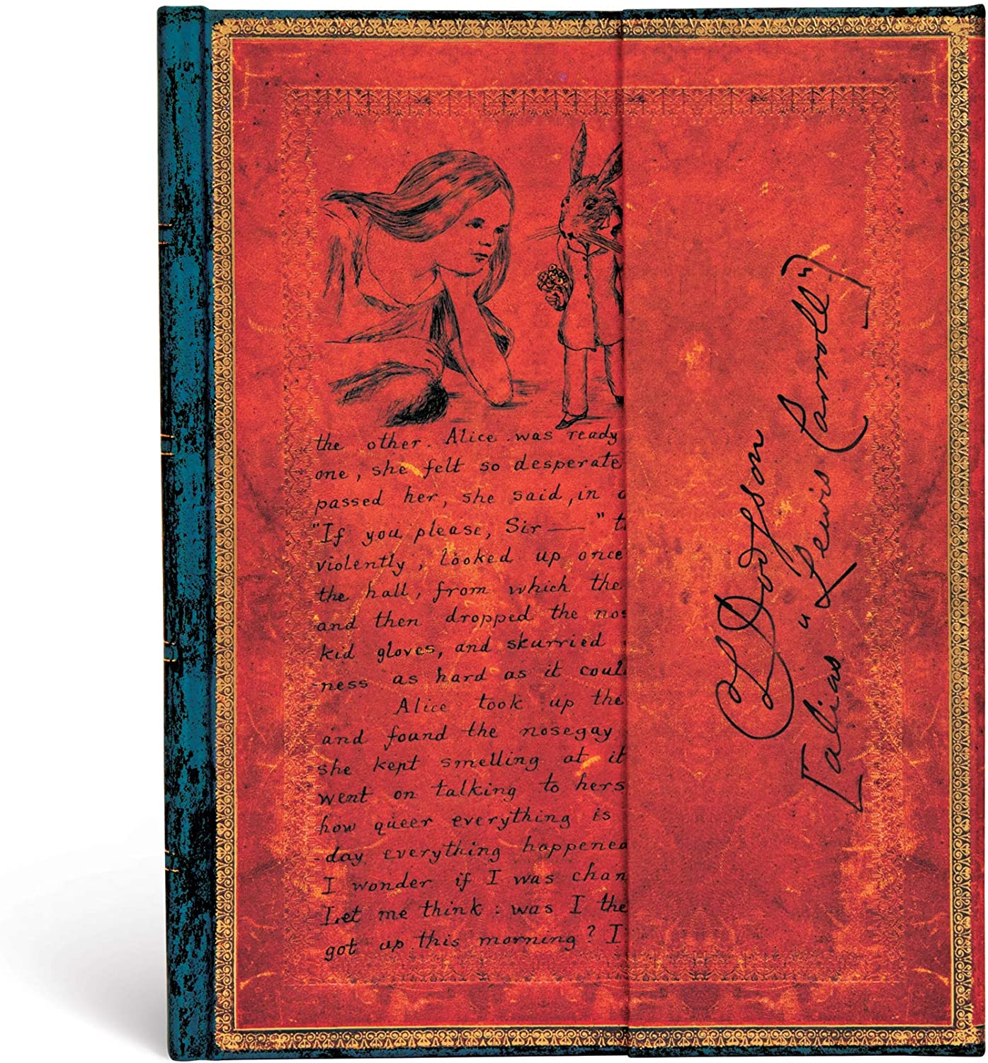 Jurnal - Ultra, Unlined, Wrap - Lewis Carroll - Alice in Wonderland