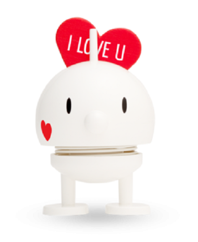 Figurina - Small - Bumble Love - White | Hoptimist