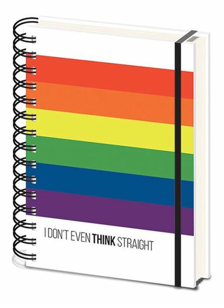 Carnet A5 - LGBT - I Don\'t Even Think Straight | Pyramid International