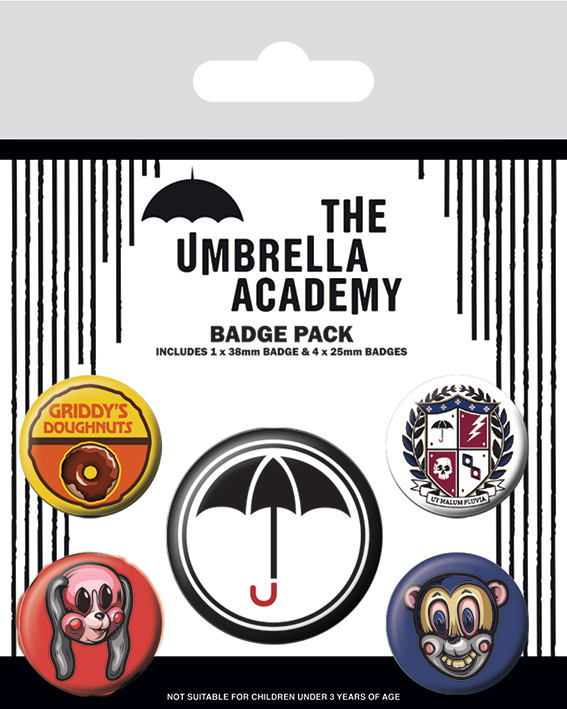 Set insigne - The Umbrella Academy - Super | Pyramid International