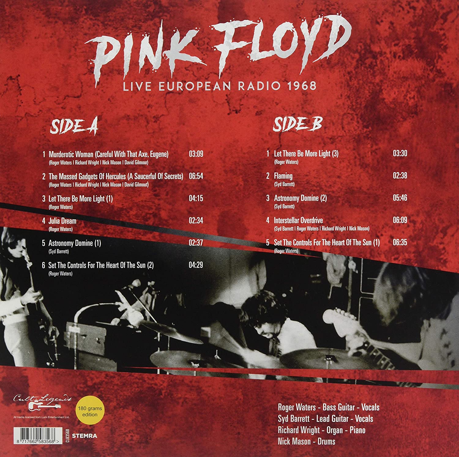 Live European Radio 1968 - Vinyl | Pink Floyd