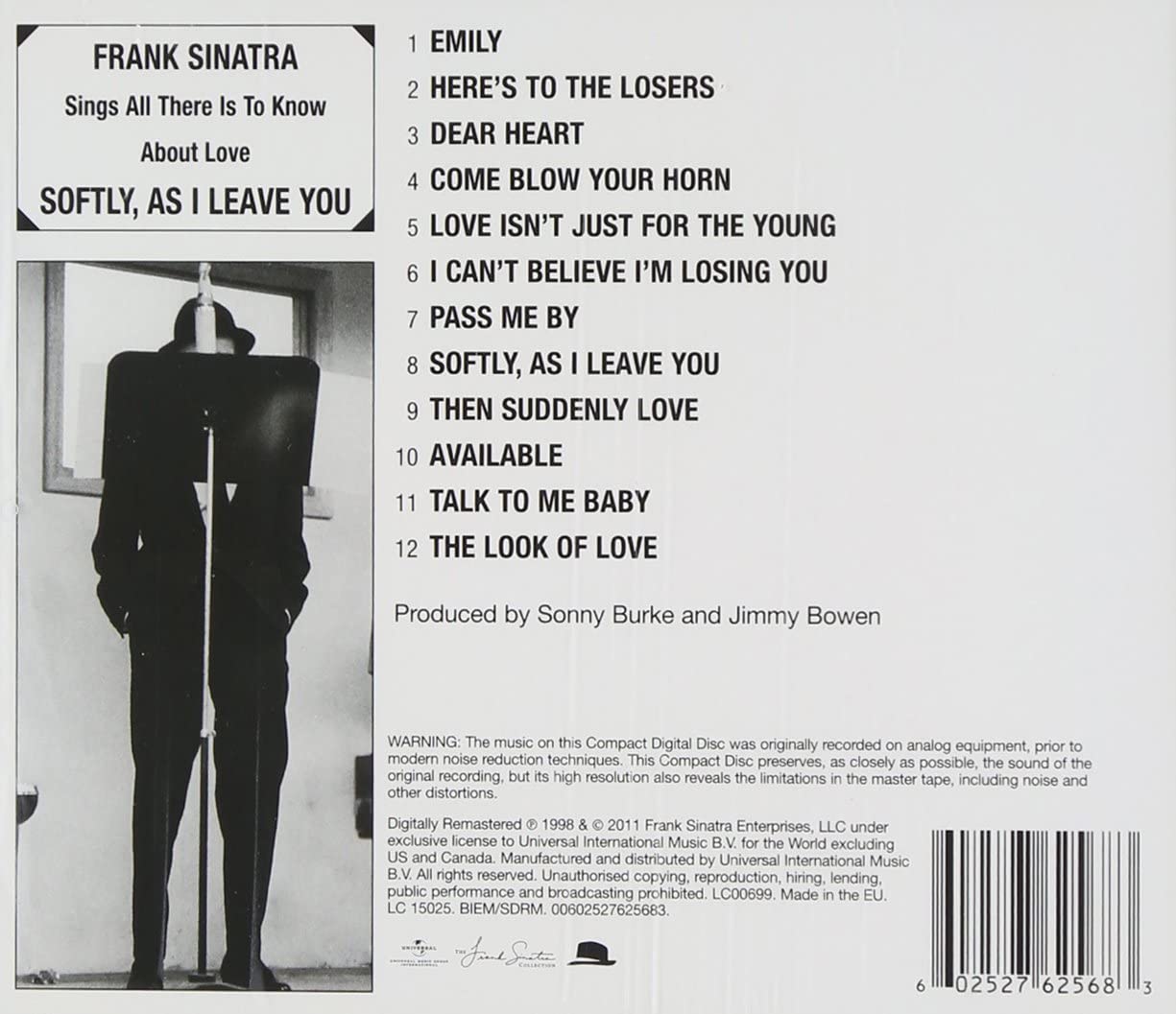 Softly, As I Leave You | Frank Sinatra