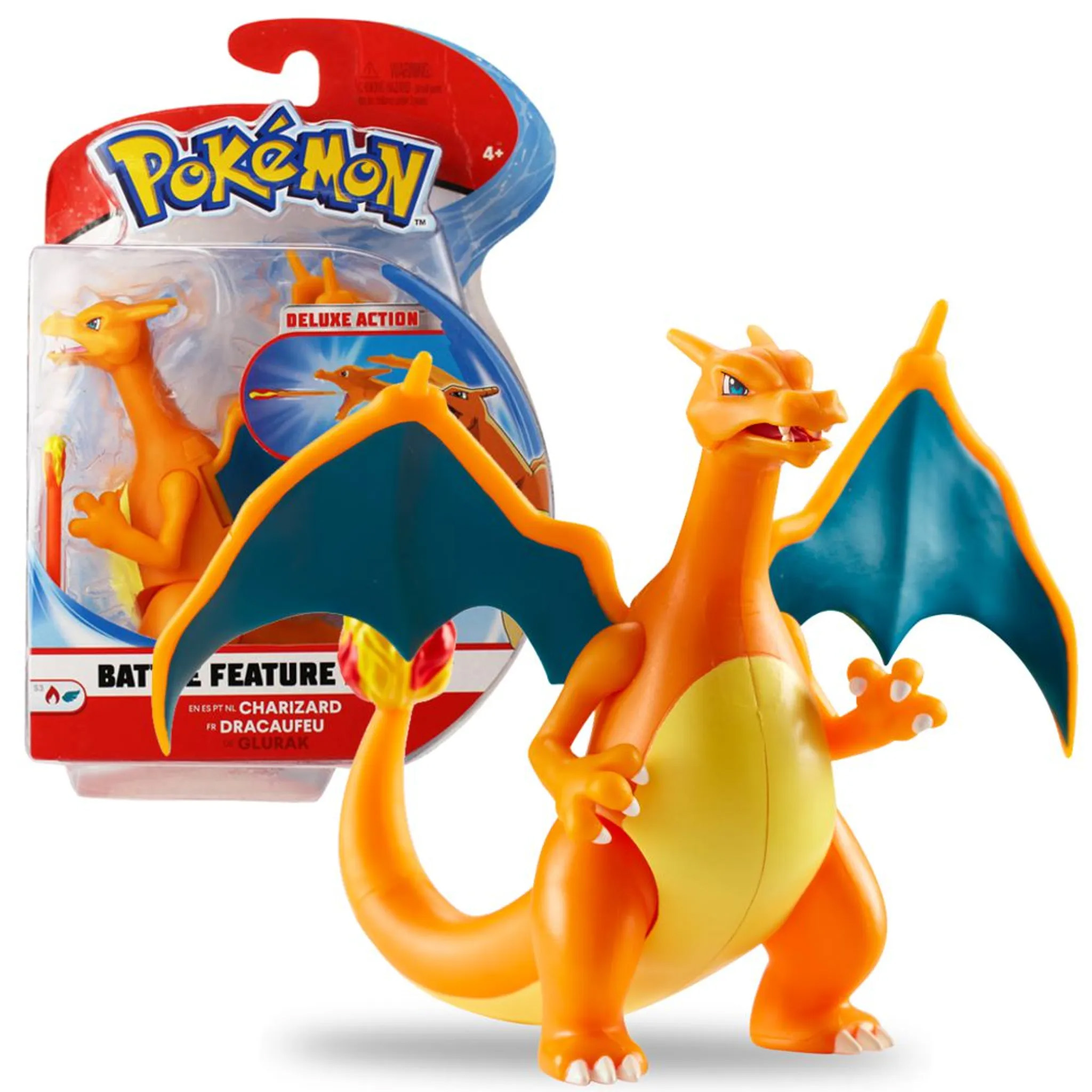 Figurina - Pokemon - Battle Feature Figure - Charizard | Jazwares