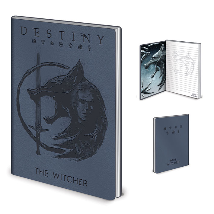 Carnet - The Witcher - The Sigils and the Wolf, Flexi-Cover A5 | Pyramid International
