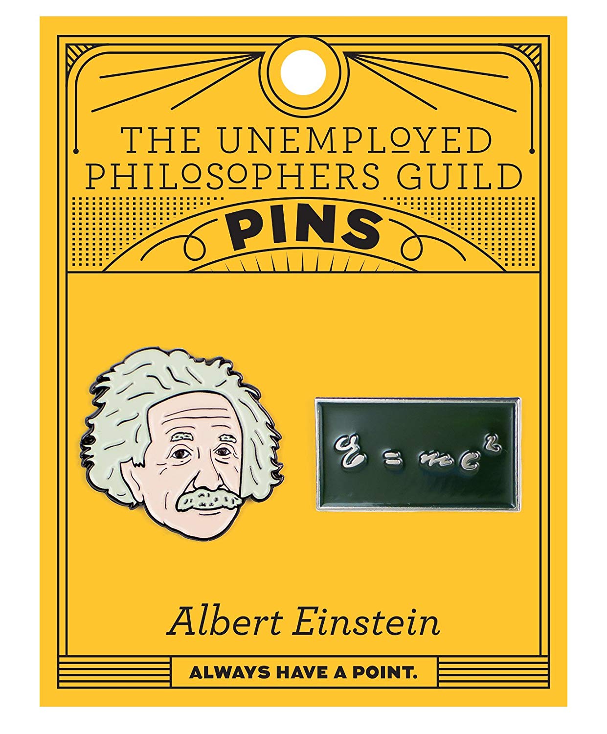 Set insigne - Einstein and E=MC2 | The Unemployed Philosophers Guild - 2 | YEO