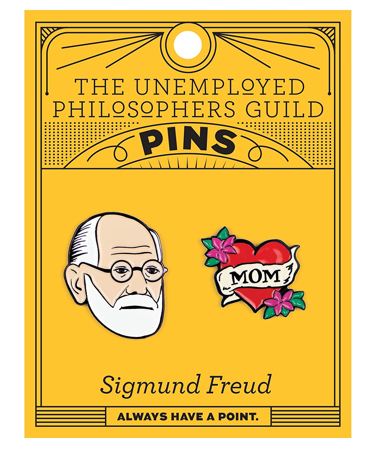 Set insigne - Freud and Mom | The Unemployed Philosophers Guild