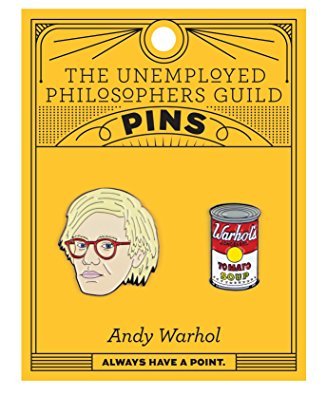 Set insigne - Warthol and Soup Can | The Unemployed Philosophers Guild