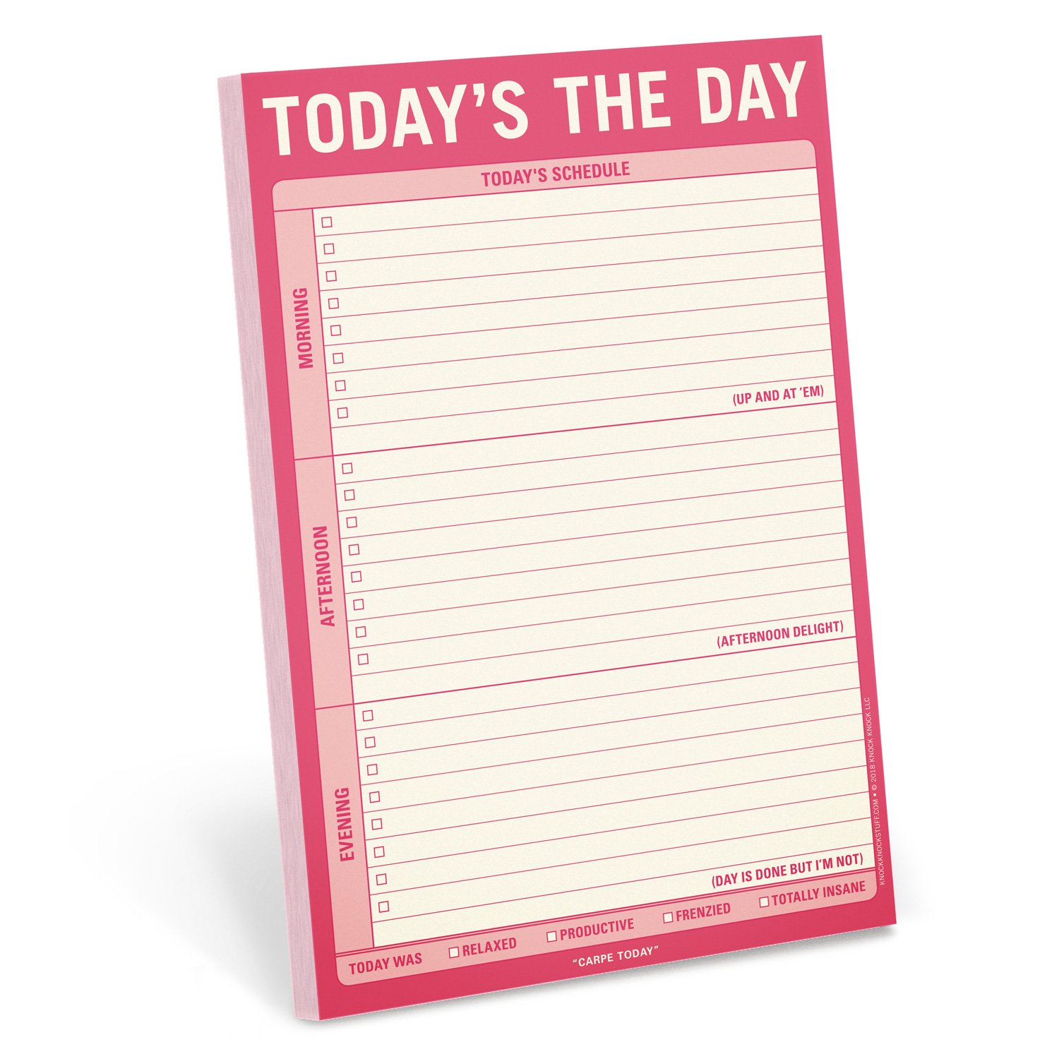 Knock Knock Today\'s The Day Pad | - 1 | YEO