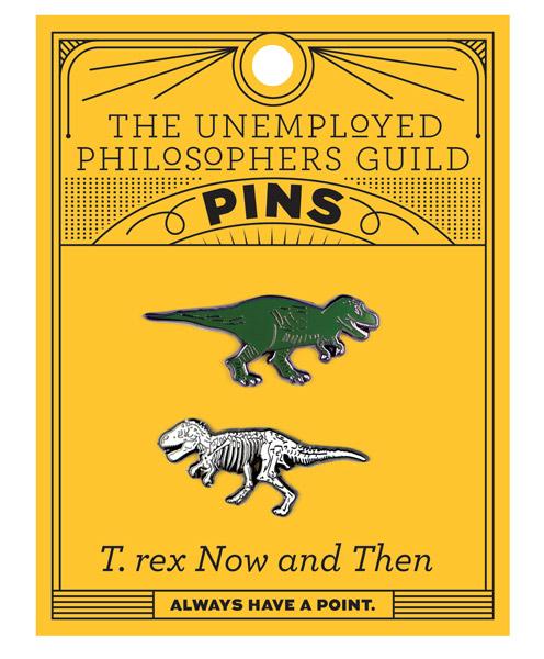 Set insigne - T. Rex and Fossil | The Unemployed Philosophers Guild