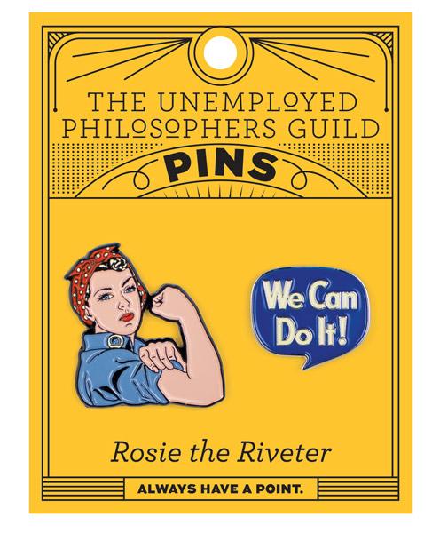 Set insigne - Rosie the Riveter | The Unemployed Philosophers Guild