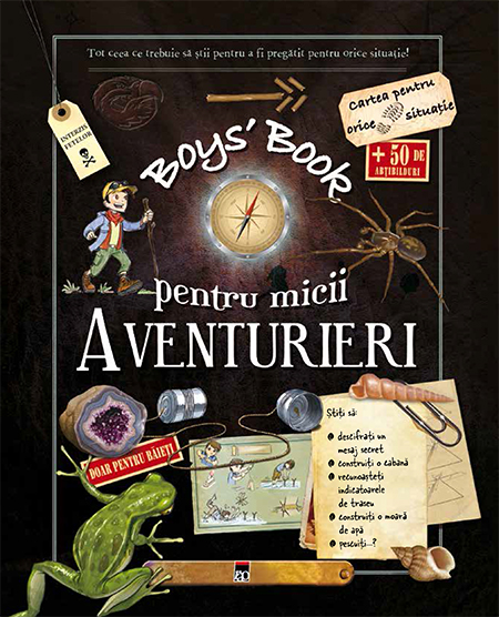 Boys` Book pentru micii aventurieri | Michele Lecreux carturesti.ro imagine 2022 cartile.ro