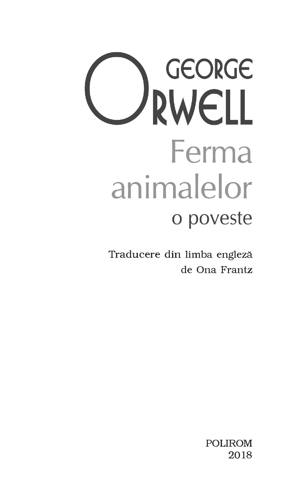 Ferma animalelor | George Orwell - 3 | YEO