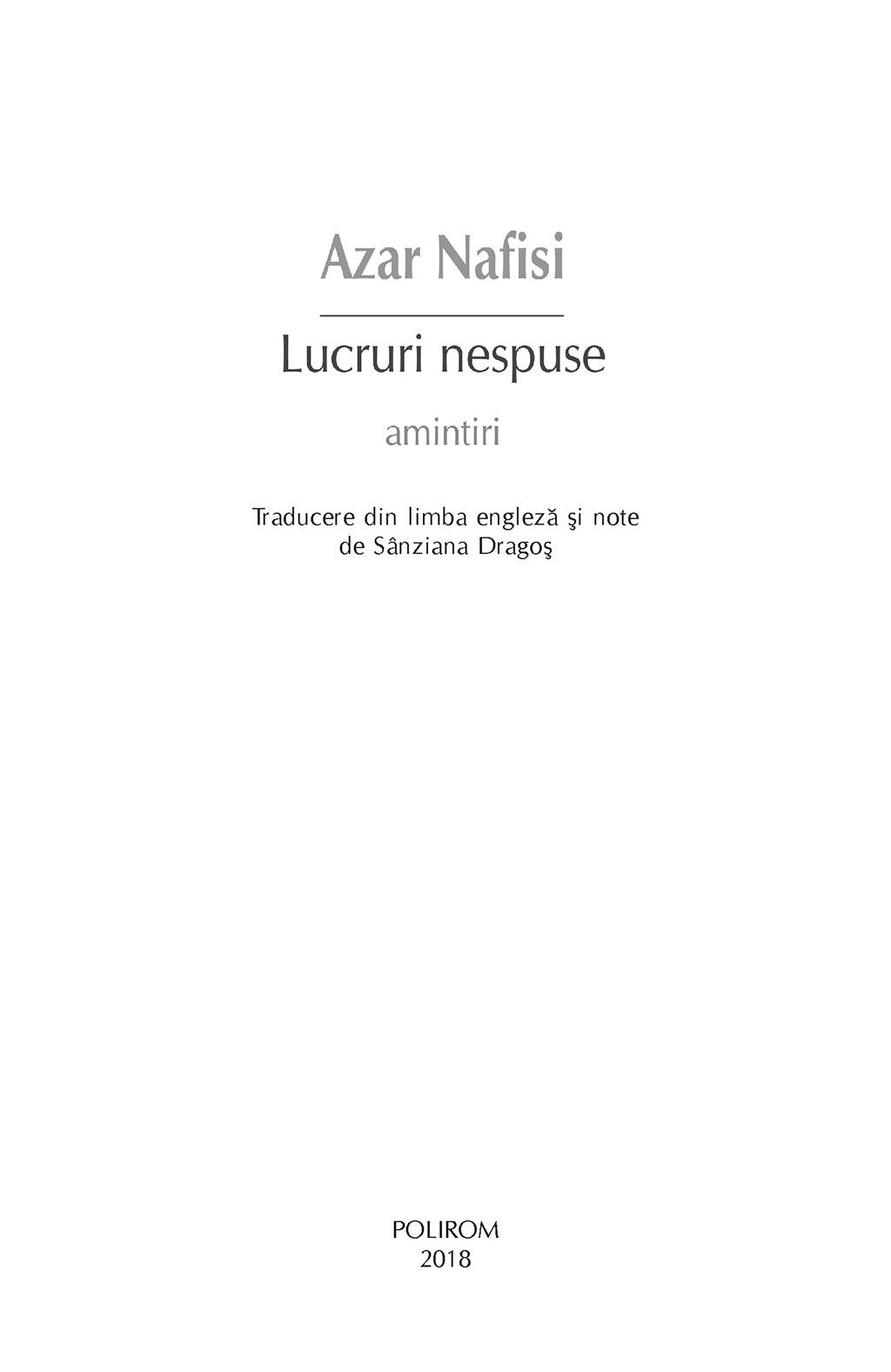 Lucruri nespuse | Azar Nafisi - 5 | YEO