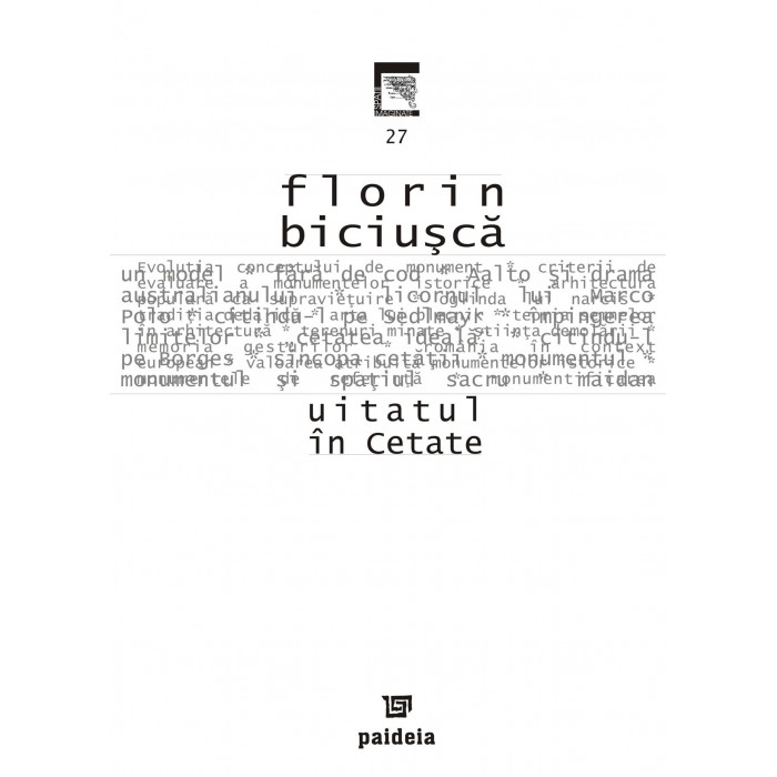 Uitatul in cetate | Florin Biciușcă carturesti.ro Carte