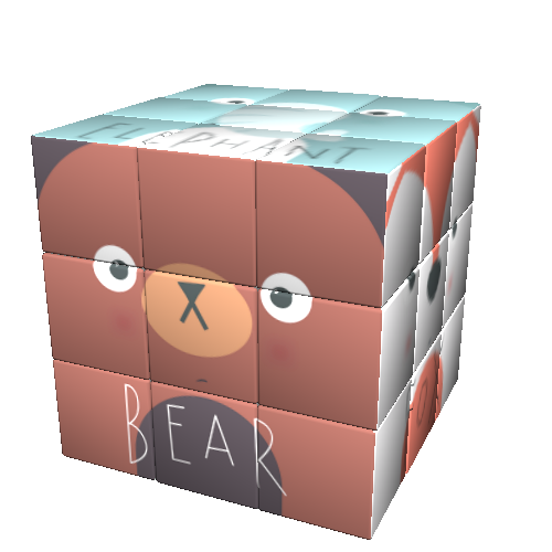 Cub Rubik - Design - Kids: Muzzles Animals No. 2 | Iconicube image