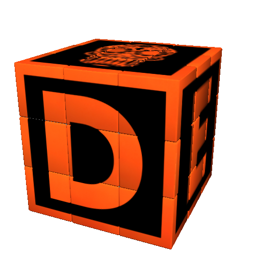 Cub Rubik - Iconic - Memo: Dead Neon Orange | Iconicube image