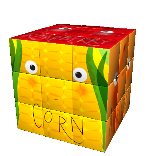 Cub Rubik - Design - Kids: Muzzles Fruits & Veggies | Iconicube
