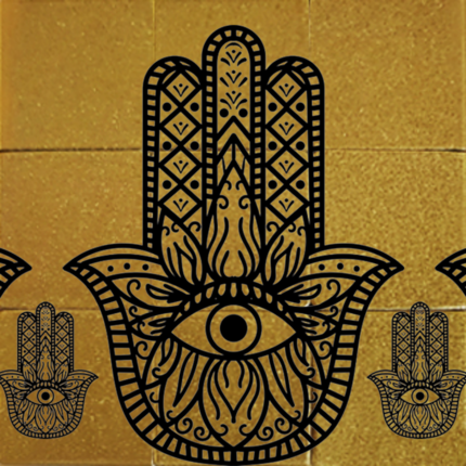 Cub Rubik - Iconic - Hamsa Gold Effect | Iconicube - 2 | YEO