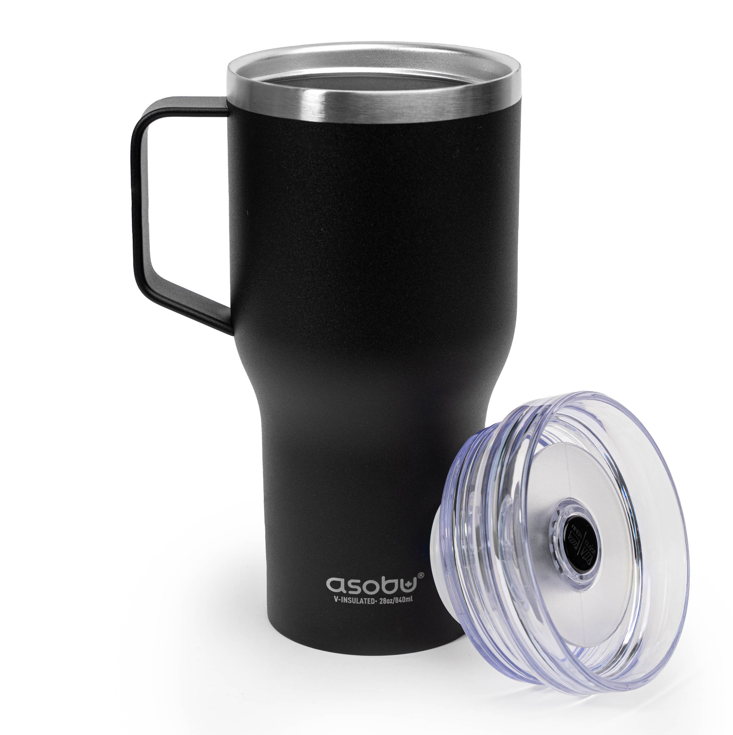 Cana de voiaj - 360 Mug - Negru | Asobu