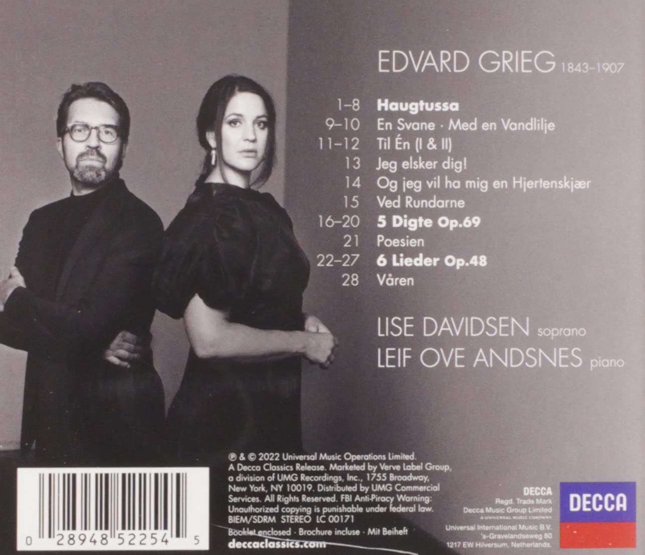 Edvard Grieg | Lise Davidsen, Leif Ove Andsnes