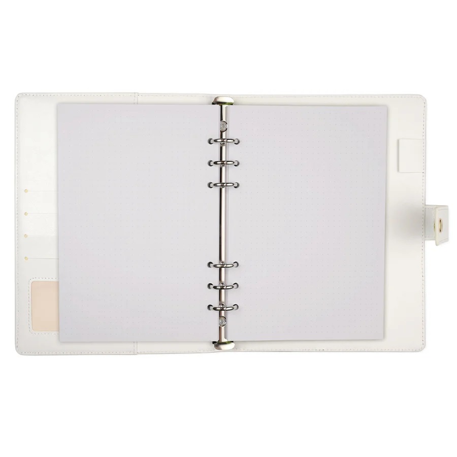 Agenda - Organizer A5 - Hartie punctata - Latte Beige | Quartz Office - 1 | YEO