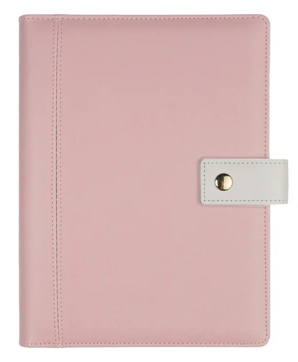 Agenda - Organizer A5 - Hartie liniata - Blush Pink | Quartz Office