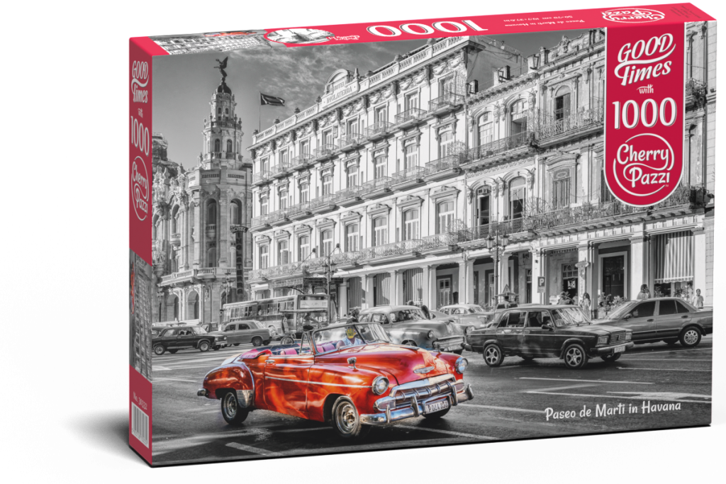 Puzzle 1000 piese - Paseo de Marti in Havana | Timaro