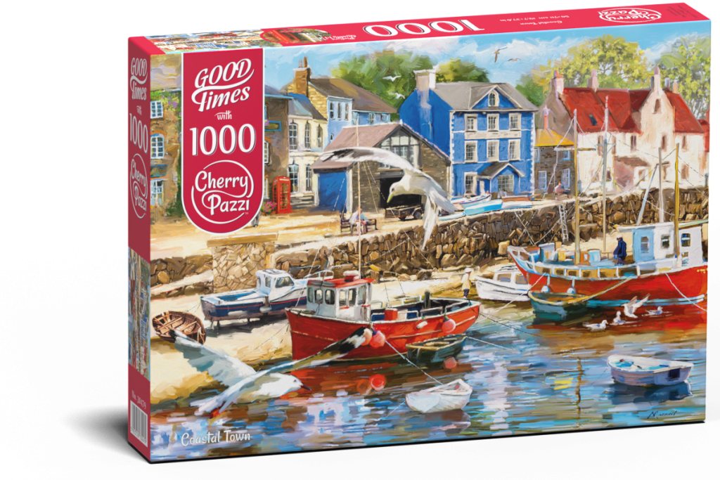 Puzzle 1000 piese - Coastal Town | Timaro - 0