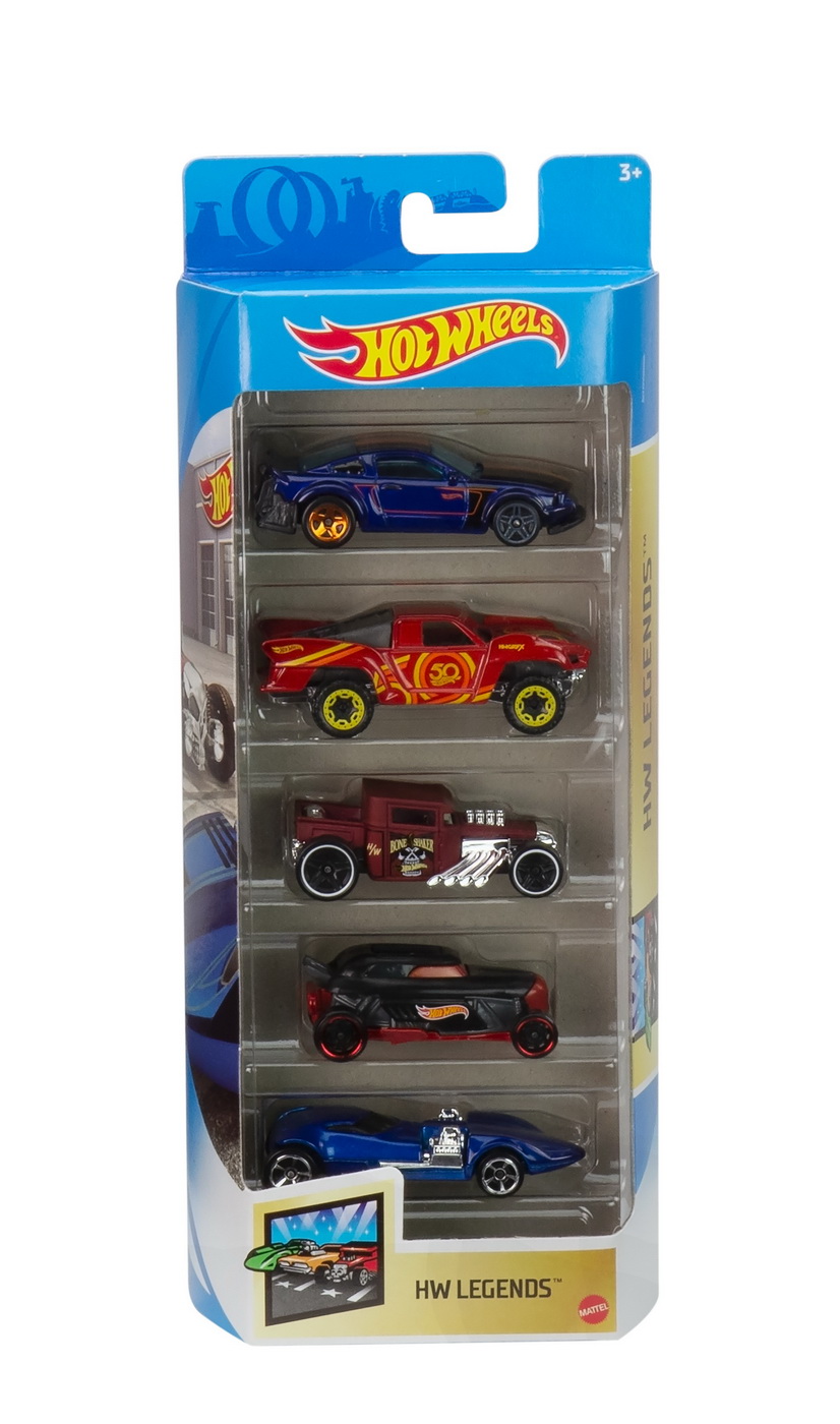 Set 5 masini - Hot Wheels - Legends | Mattel