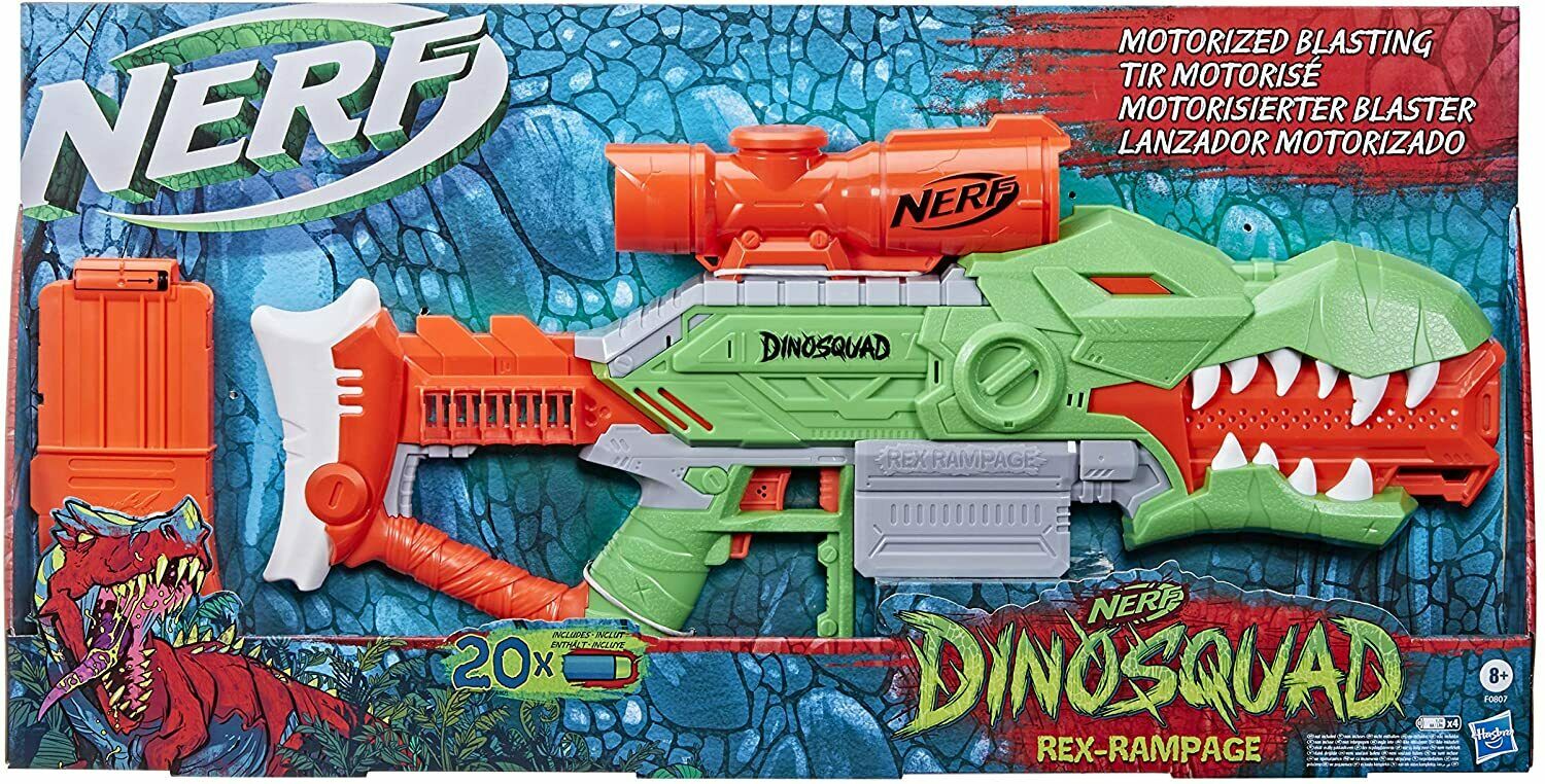 Jucarie - Nerf Blaster - Dinosquad Rex-Rampage | Hasbro