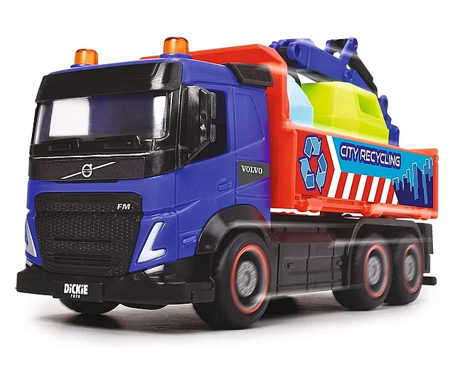 Masina - Camion automacara reciclare, 23cm | Dickie Toys