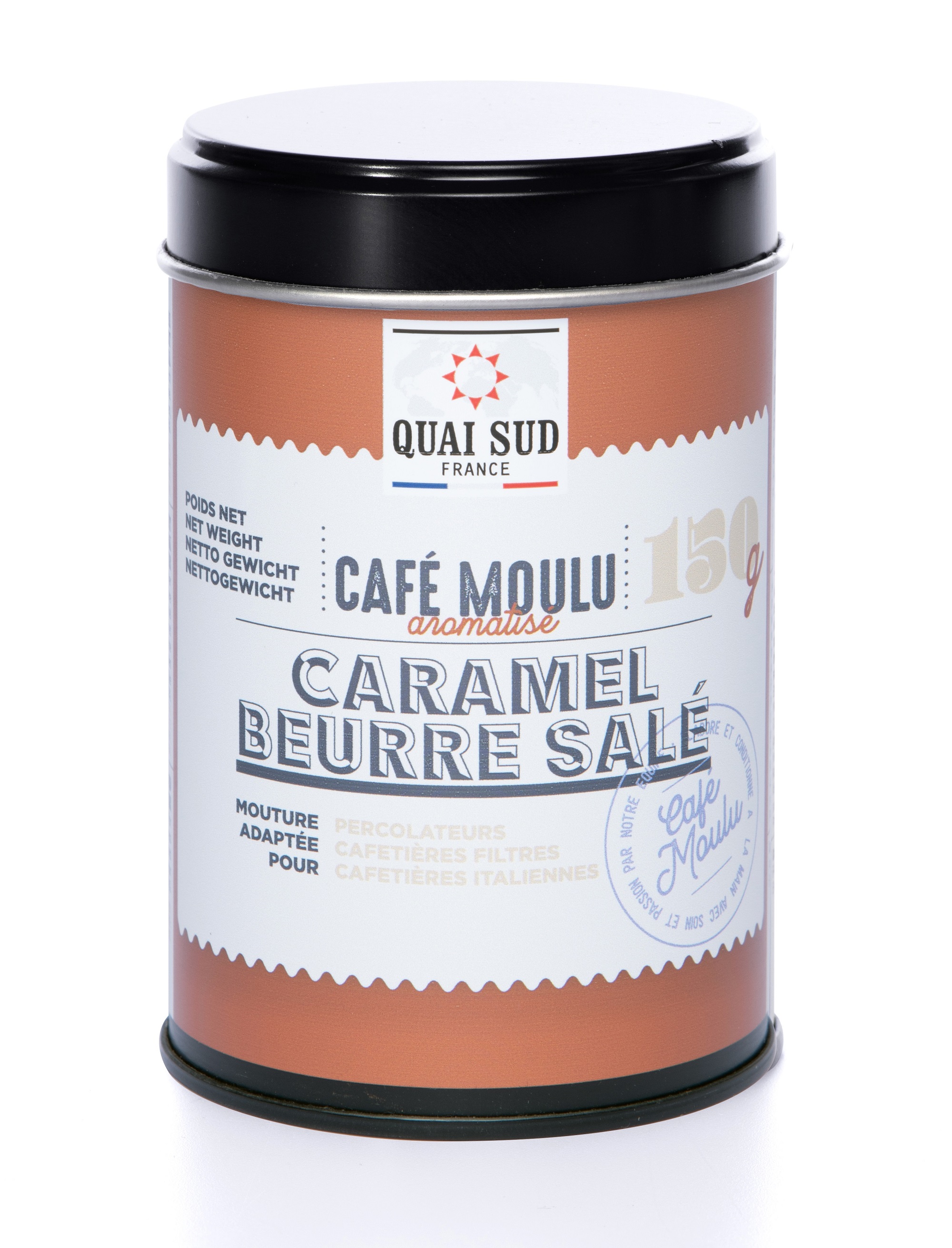 Cafea macinata cu aroma de caramel sarat