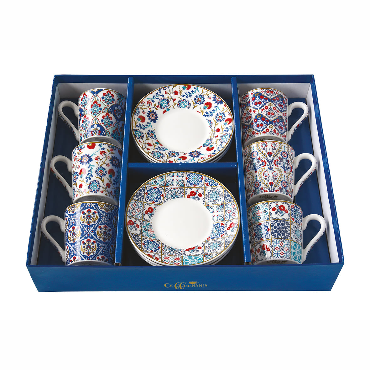 Set cesti cu farfurie - Iznik