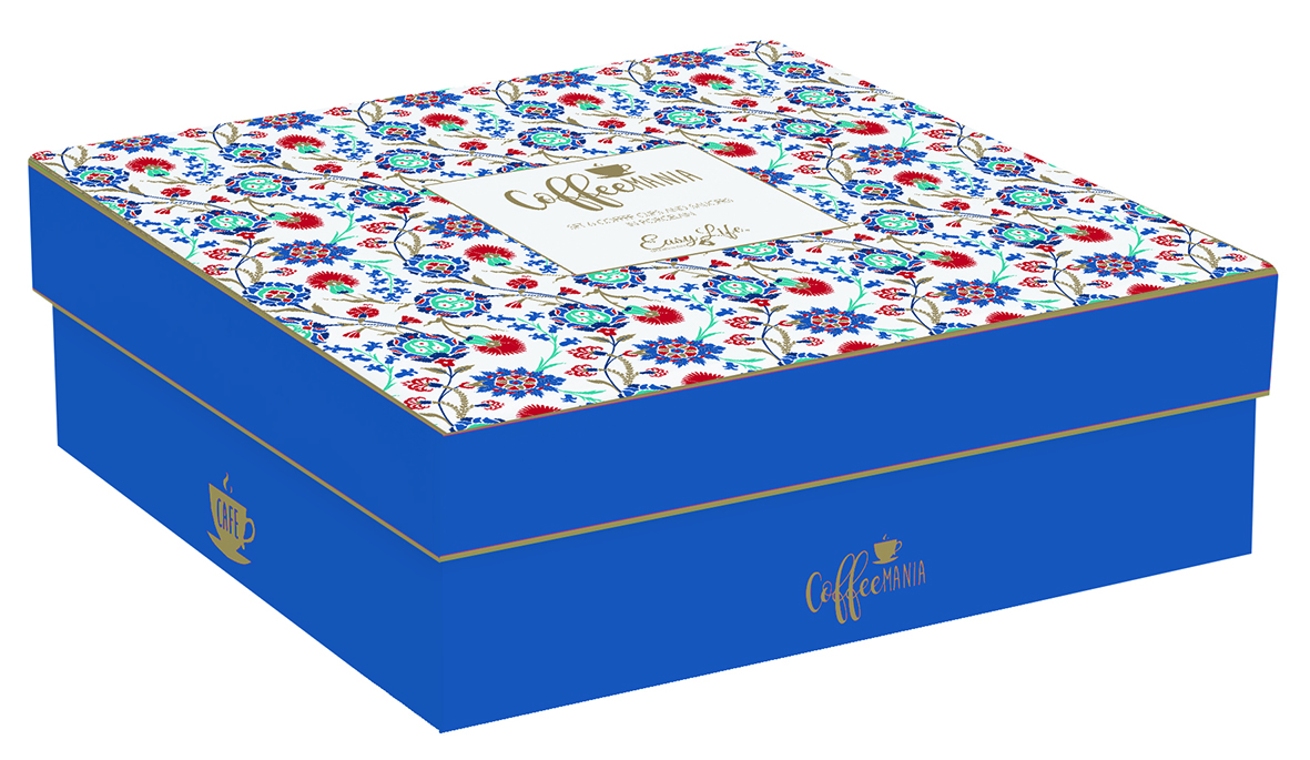 Set 6 cesti cu farfurie - Iznik | Easy Life