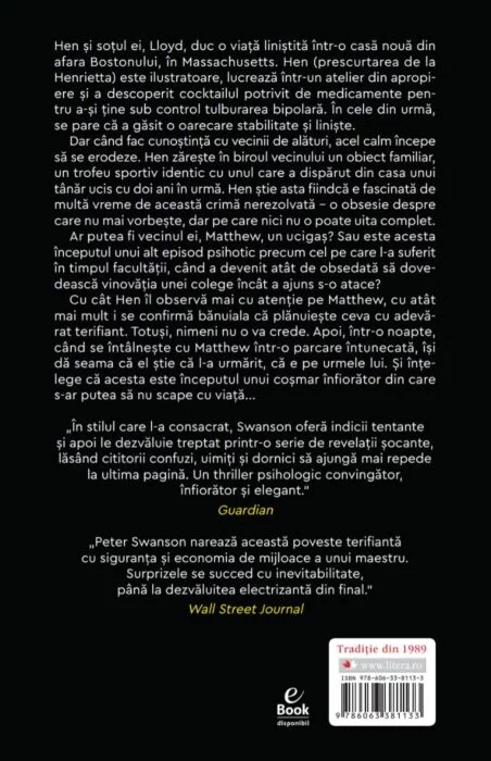 Cunostinta mortala | Peter Swanson