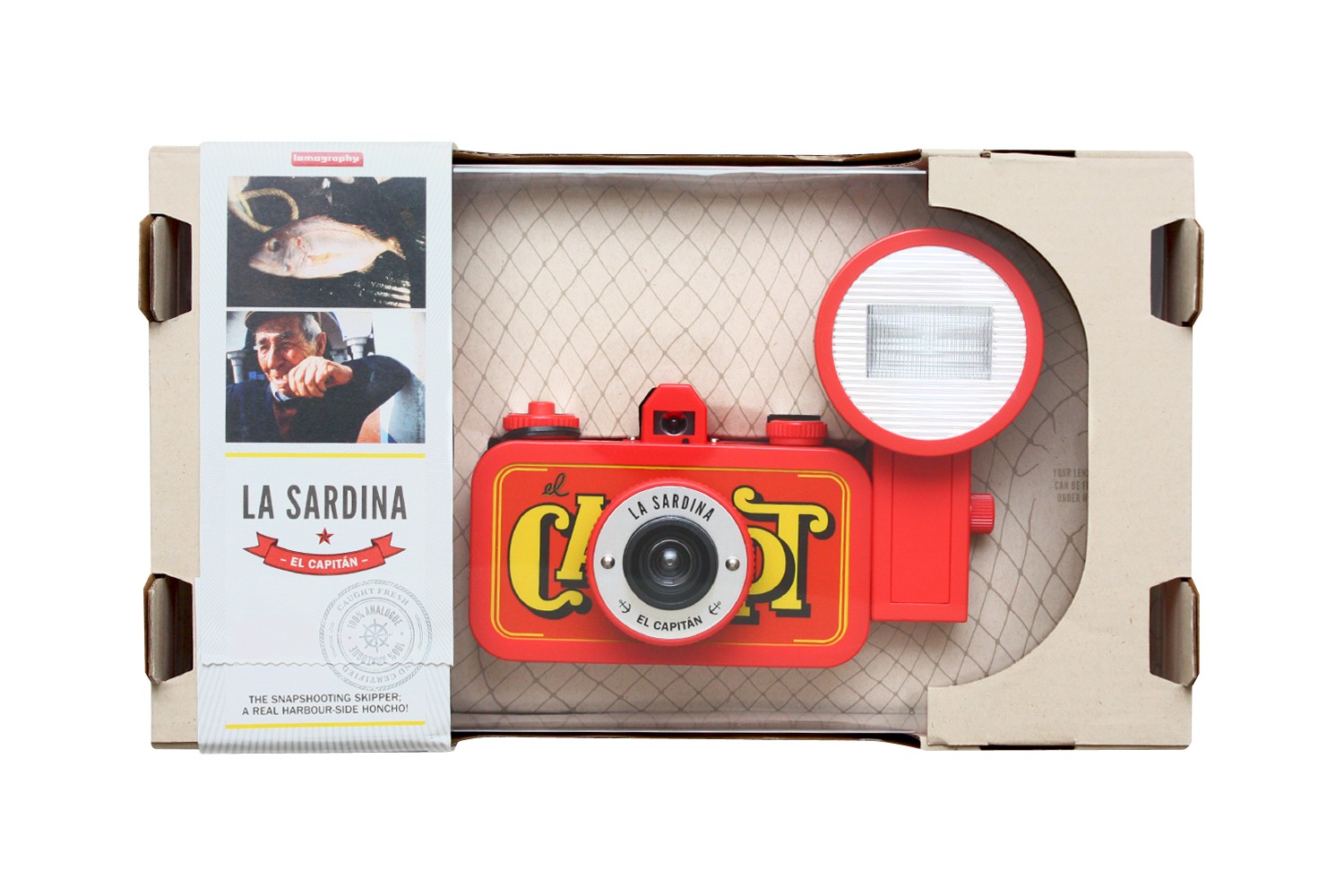 Aparat foto cu blitz La Sardina - El Capitan Edition | Lomography - 7 | YEO