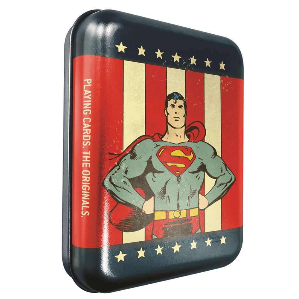  Carti de joc - Superman (metal tin) | Cartamundi 