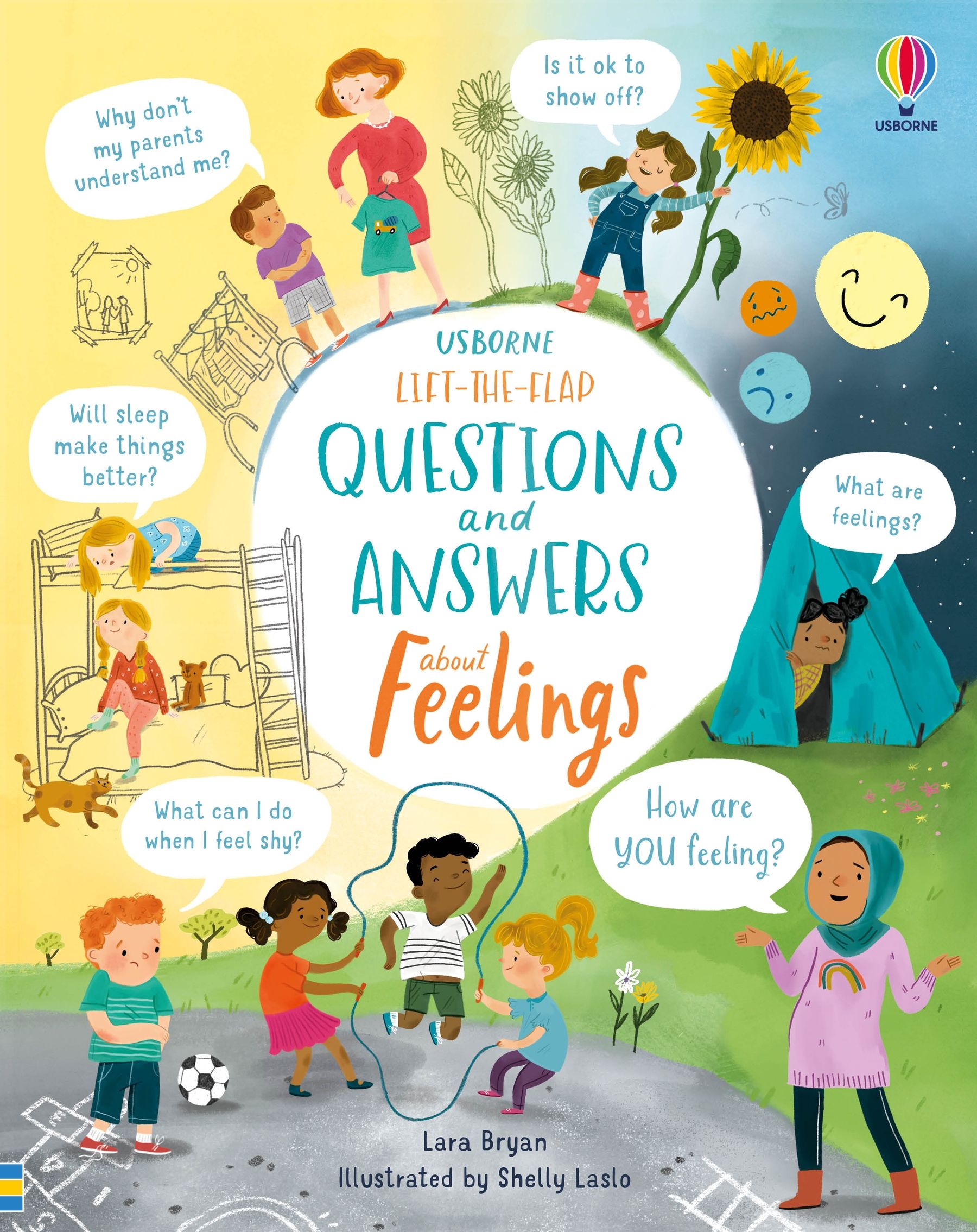 Lift-the-Flap Questions and Answers About Feelings | Lara Bryan