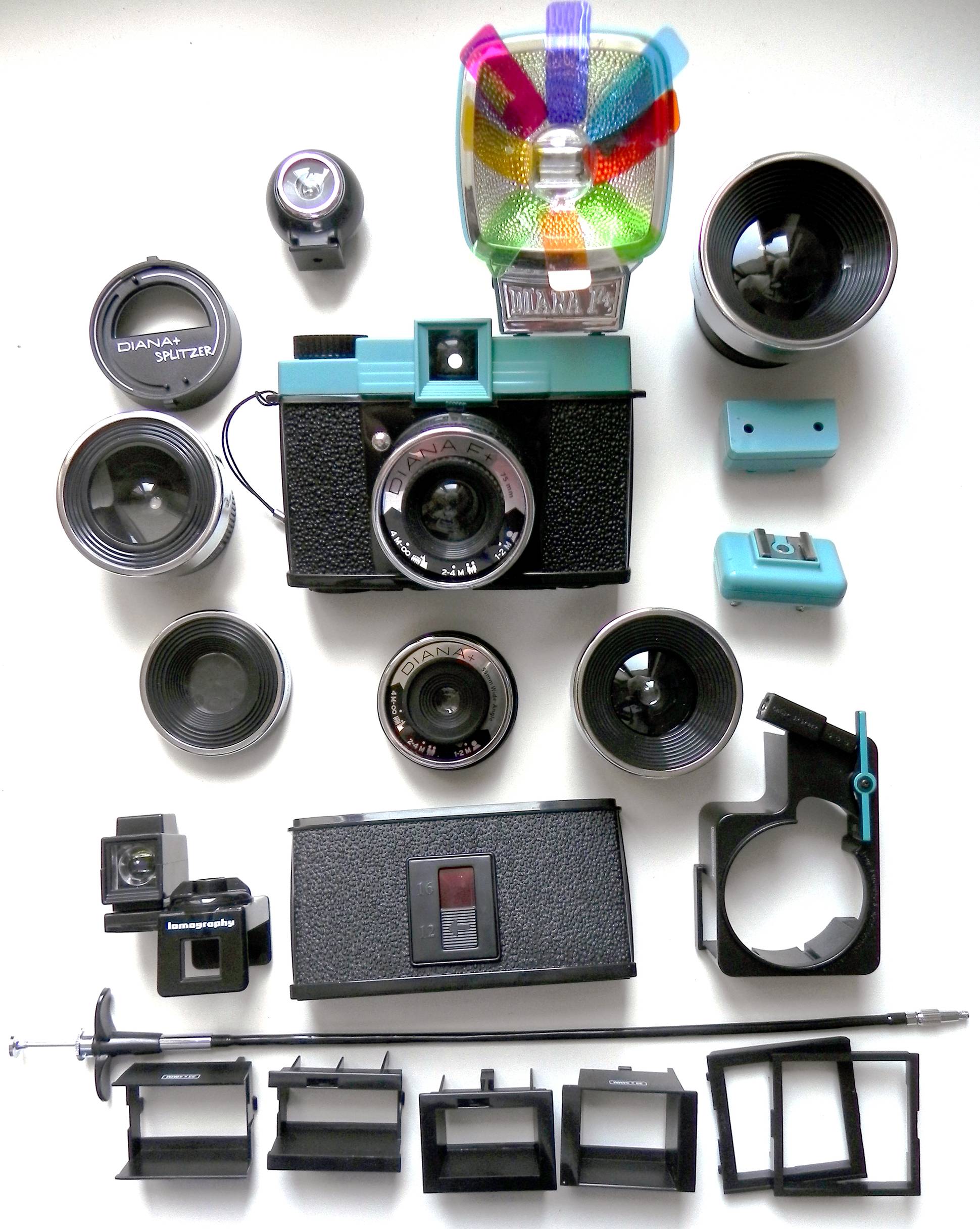 Kit aparat foto - Diana+ Deluxe Kit | Lomography