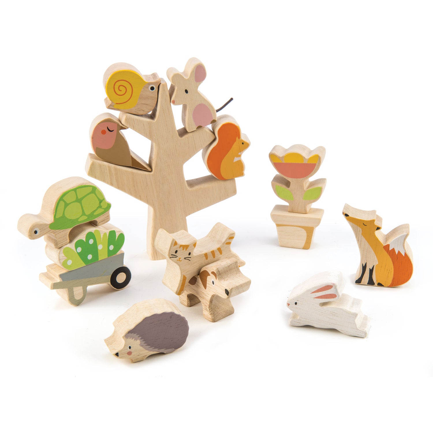 Set figurine - Stacking Garden Friends | Tender Leaf Toys - 1 | YEO