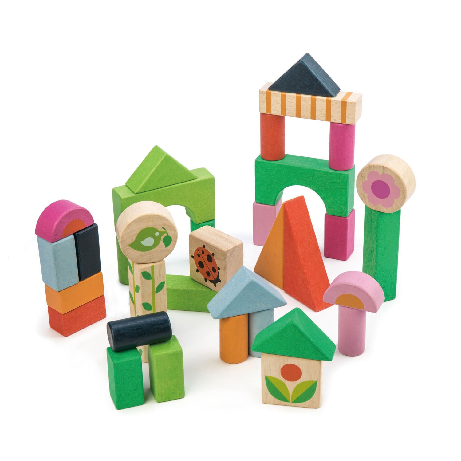 Set de constructie - Courtyard Blocks | Tender Leaf Toys