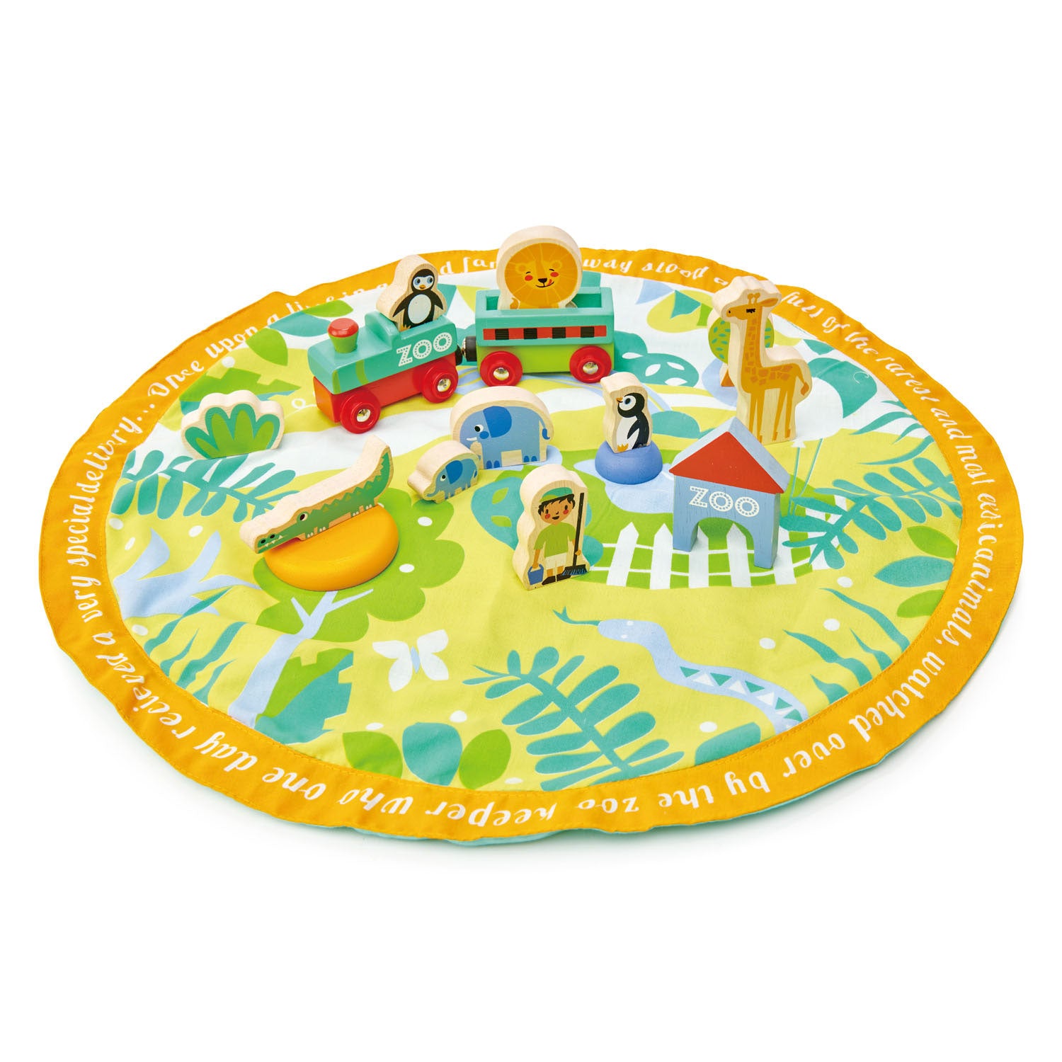 Set jucarii - Safari Park Story Bag | Tender Leaf Toys